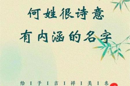 想让姓何的名字更有深意？试试这五个方法