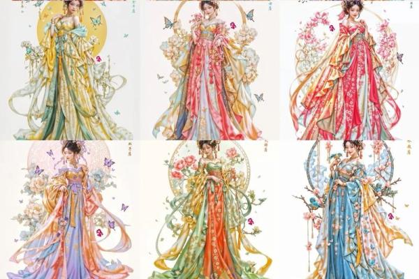 星辰倾泻：十二星座古风女神传奇揭秘