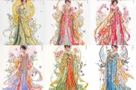 星辰倾泻：十二星座古风女神传奇揭秘