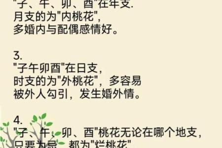 掌握八字桃花，助你化解感情困扰