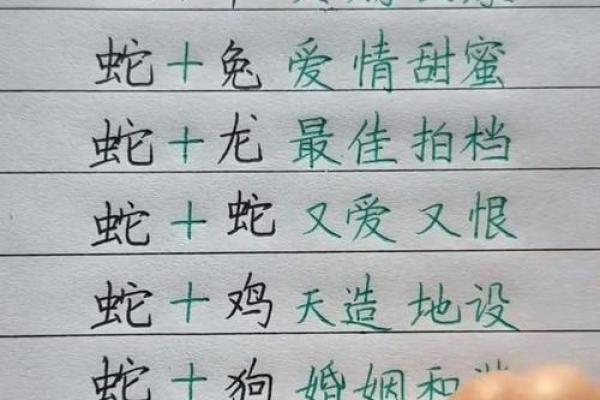 蛇兔婚姻配对：性格与命运的奇妙结合