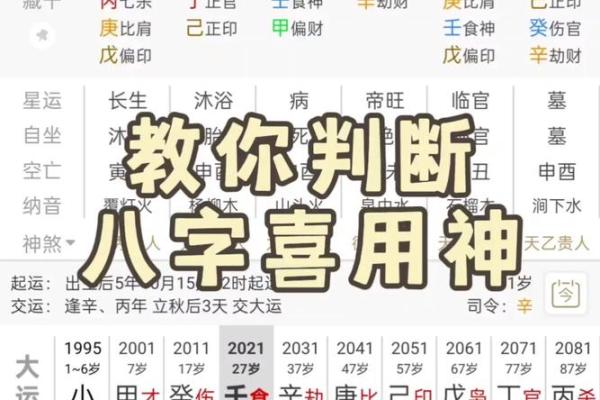 八字喜神查询：解锁个人命运的关键