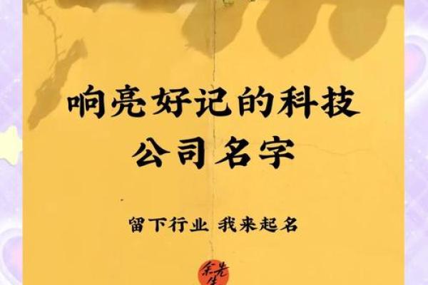 如何为电子科技有限公司起个响亮名字