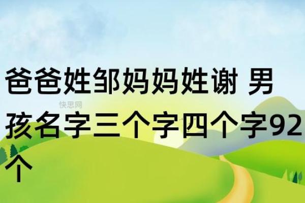 谢起名字：现代与传统的完美结合