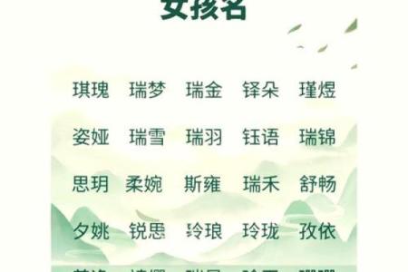 五行属金女孩名字大全