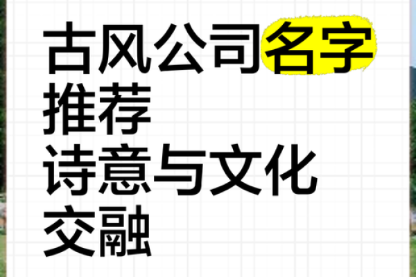 用古诗的智慧打造公司名字，赢得市场青睐