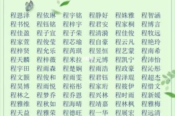 程姓宝宝起名技巧,打造与众不同的名字 程姓宝宝起名技巧,打造与众不同的名字
