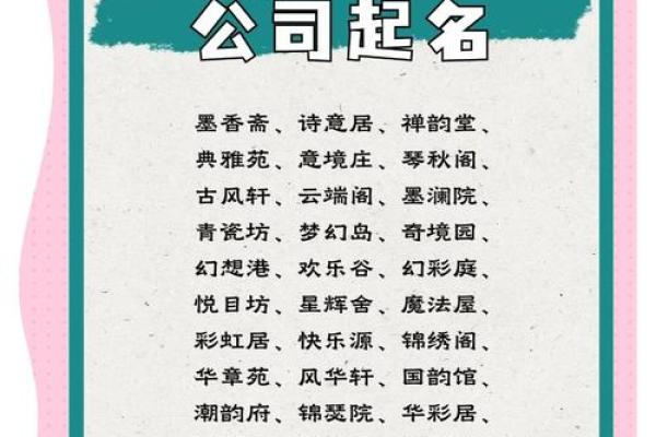 成功公司名字的秘密：发财公司起名大揭秘