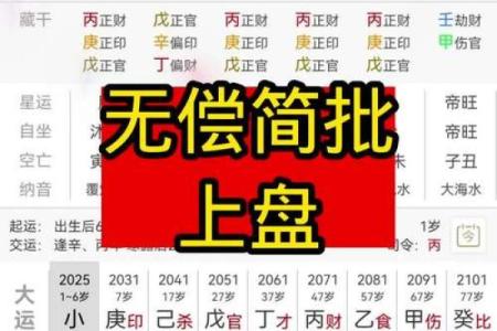 轻松解读八字排盘，洞悉未来走向与人生轨迹