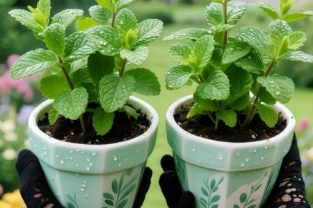薄荷盆栽：绿意盎然，招财进宝的风水佳品