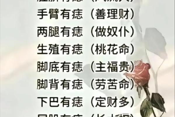 不可不知的痣相风水：如何通过痣相改善运势？