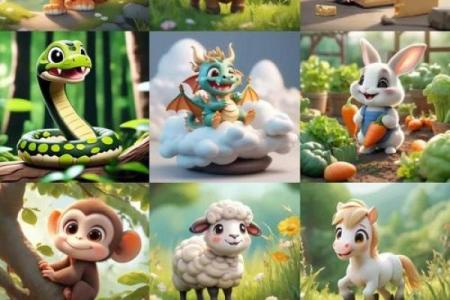 疯狂生肖闹新春：十二生肖的奇幻狂欢之旅