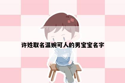 许姓取名温婉可人的男宝宝名字