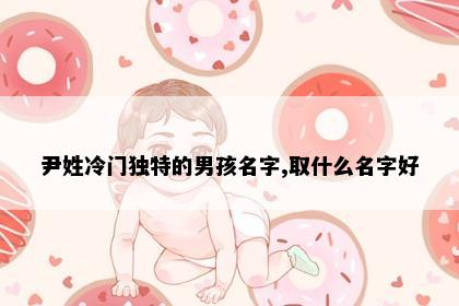 尹姓冷门独特的男孩名字,取什么名字好