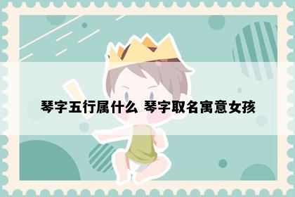 琴字五行属什么 琴字取名寓意女孩