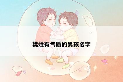 樊姓有气质的男孩名字