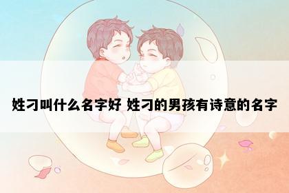 姓刁叫什么名字好 姓刁的男孩有诗意的名字