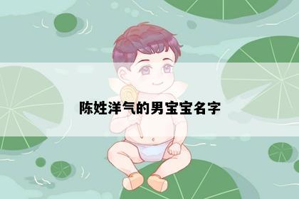 陈姓洋气的男宝宝名字