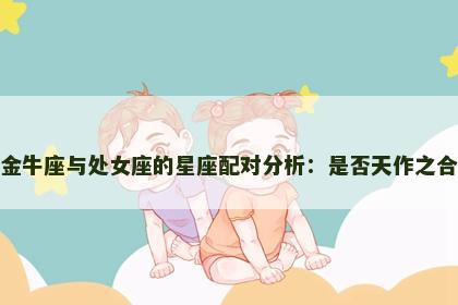 金牛座与处女座的星座配对分析：是否天作之合