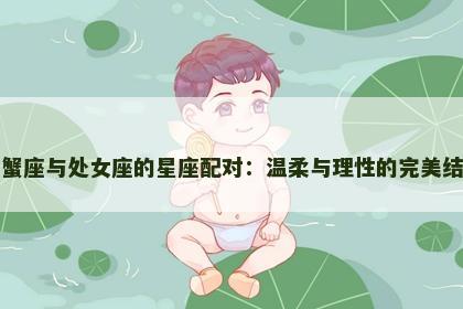 巨蟹座与处女座的星座配对：温柔与理性的完美结合