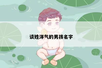 谈姓洋气的男孩名字