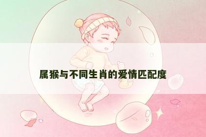 属猴与不同生肖的爱情匹配度