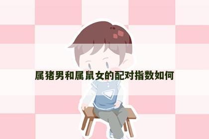 属猪男和属鼠女的配对指数如何