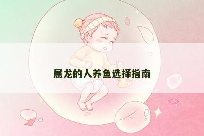 属龙的人养鱼选择指南