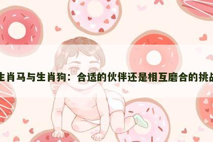 生肖马与生肖狗：合适的伙伴还是相互磨合的挑战