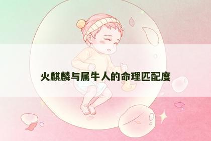 火麒麟与属牛人的命理匹配度