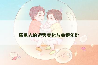 属兔人的运势变化与关键年份