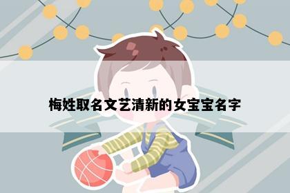 梅姓取名文艺清新的女宝宝名字