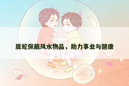 属蛇佩戴风水物品，助力事业与健康
