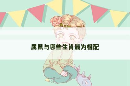 属鼠与哪些生肖最为相配