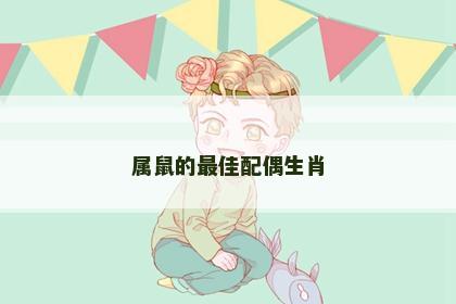 属鼠的最佳配偶生肖