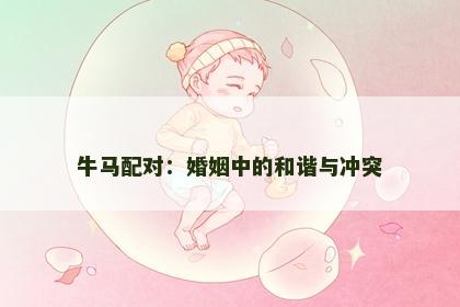 牛马配对：婚姻中的和谐与冲突