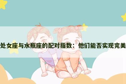 探讨处女座与水瓶座的配对指数：他们能否实现完美融合