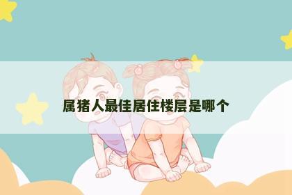 属猪人最佳居住楼层是哪个