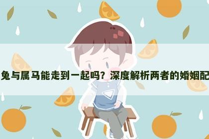 属兔与属马能走到一起吗？深度解析两者的婚姻配对