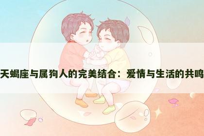 天蝎座与属狗人的完美结合：爱情与生活的共鸣