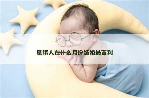 属猪人在什么月份结婚最吉利