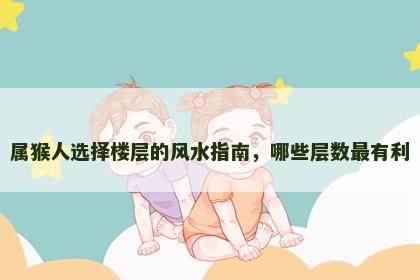 属猴人选择楼层的风水指南，哪些层数最有利