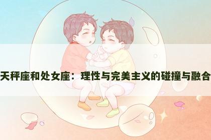 天秤座和处女座：理性与完美主义的碰撞与融合