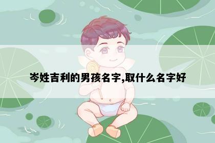 岑姓吉利的男孩名字,取什么名字好