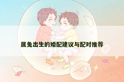 属兔出生的婚配建议与配对推荐