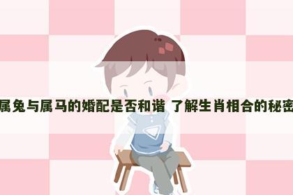 属兔与属马的婚配是否和谐 了解生肖相合的秘密