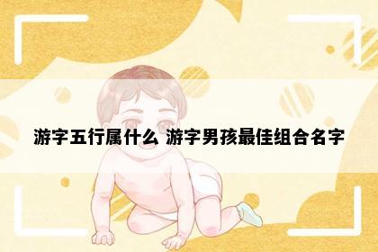 游字五行属什么 游字男孩最佳组合名字